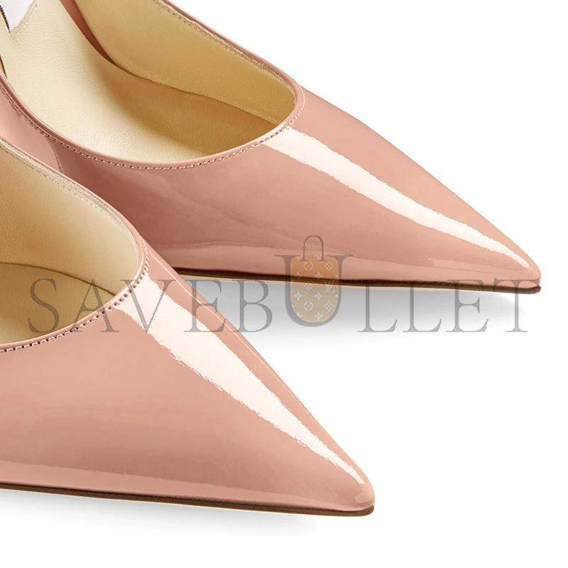 JIMMY CHOO LOVE 100 BALLET-PINK PATENT-LEATHER POINTED PUMPS LOVE100PWJ JIMMY CHOO LOVE 100 BALLET-PINK PATENT-LEATHER POINTED PUMPS LOVE100PWJ
